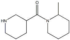 2-methyl-1-(piperidin-3-ylcarbonyl)piperidine Struktur