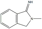 2-methyl-2,3-dihydro-1H-isoindol-1-imine Struktur