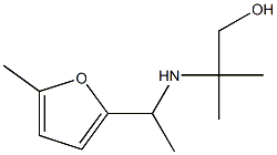 2-methyl-2-{[1-(5-methylfuran-2-yl)ethyl]amino}propan-1-ol Struktur