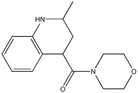 2-methyl-4-(morpholin-4-ylcarbonyl)-1,2,3,4-tetrahydroquinoline Struktur