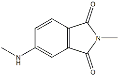 2-methyl-5-(methylamino)-2,3-dihydro-1H-isoindole-1,3-dione Struktur