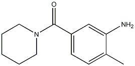 2-methyl-5-(piperidin-1-ylcarbonyl)aniline Struktur