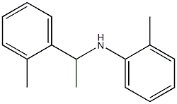 2-methyl-N-[1-(2-methylphenyl)ethyl]aniline Struktur