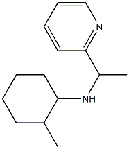 2-methyl-N-[1-(pyridin-2-yl)ethyl]cyclohexan-1-amine Struktur