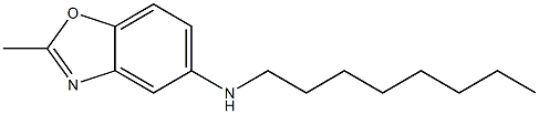 2-methyl-N-octyl-1,3-benzoxazol-5-amine Struktur