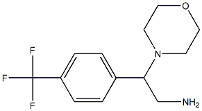 2-morpholin-4-yl-2-[4-(trifluoromethyl)phenyl]ethanamine Struktur