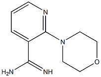 2-morpholin-4-ylpyridine-3-carboximidamide Struktur