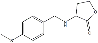 3-({[4-(methylsulfanyl)phenyl]methyl}amino)oxolan-2-one Struktur