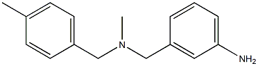 3-({methyl[(4-methylphenyl)methyl]amino}methyl)aniline Struktur