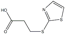 3-(1,3-thiazol-2-ylthio)propanoic acid Struktur