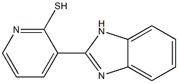 3-(1H-1,3-benzodiazol-2-yl)pyridine-2-thiol Struktur