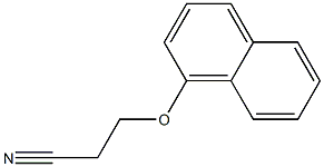 3-(1-naphthyloxy)propanenitrile Struktur