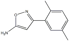 3-(2,5-dimethylphenyl)-1,2-oxazol-5-amine Struktur