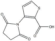 3-(2,5-dioxopyrrolidin-1-yl)thiophene-2-carboxylic acid Struktur