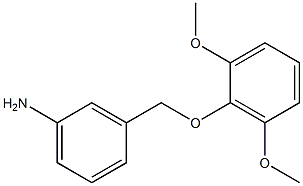 3-(2,6-dimethoxyphenoxymethyl)aniline Struktur