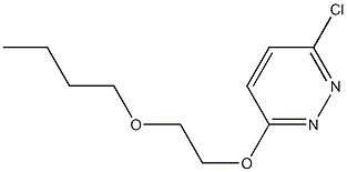 3-(2-butoxyethoxy)-6-chloropyridazine Struktur