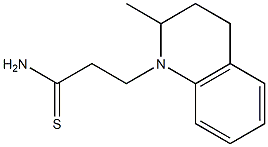 3-(2-methyl-3,4-dihydroquinolin-1(2H)-yl)propanethioamide Struktur