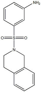 3-(3,4-dihydroisoquinolin-2(1H)-ylsulfonyl)aniline Struktur