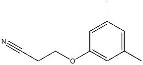 3-(3,5-dimethylphenoxy)propanenitrile Struktur