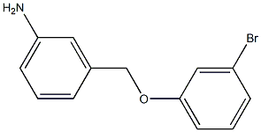 3-(3-bromophenoxymethyl)aniline Struktur