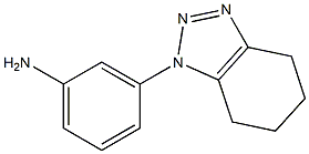 3-(4,5,6,7-tetrahydro-1H-1,2,3-benzotriazol-1-yl)aniline Struktur