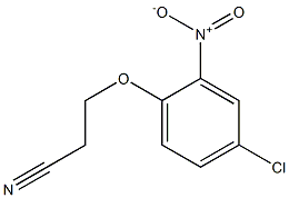 3-(4-chloro-2-nitrophenoxy)propanenitrile Struktur