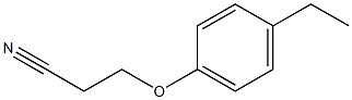 3-(4-ethylphenoxy)propanenitrile Struktur