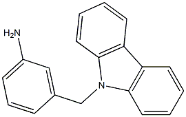 3-(9H-carbazol-9-ylmethyl)aniline Struktur