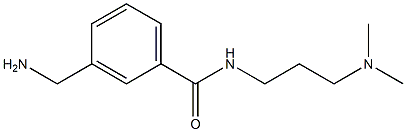 3-(aminomethyl)-N-[3-(dimethylamino)propyl]benzamide Struktur