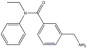 3-(aminomethyl)-N-ethyl-N-phenylbenzamide Struktur