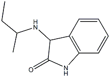 3-(butan-2-ylamino)-2,3-dihydro-1H-indol-2-one Struktur