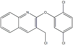 3-(chloromethyl)-2-(2,5-dichlorophenoxy)quinoline Struktur