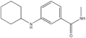 3-(cyclohexylamino)-N-methylbenzamide Struktur