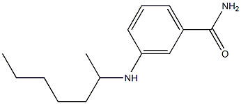 3-(heptan-2-ylamino)benzamide Struktur