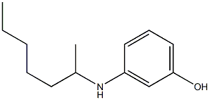 3-(heptan-2-ylamino)phenol Struktur