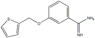 3-(thien-2-ylmethoxy)benzenecarboximidamide Struktur