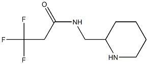 3,3,3-trifluoro-N-(piperidin-2-ylmethyl)propanamide Struktur