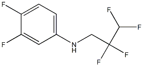 3,4-difluoro-N-(2,2,3,3-tetrafluoropropyl)aniline Struktur