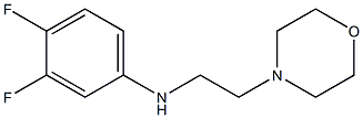 3,4-difluoro-N-[2-(morpholin-4-yl)ethyl]aniline Struktur