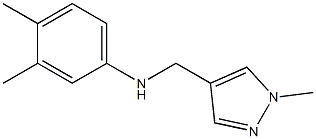 3,4-dimethyl-N-[(1-methyl-1H-pyrazol-4-yl)methyl]aniline Struktur