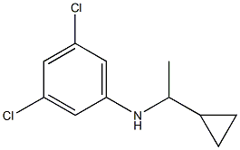 3,5-dichloro-N-(1-cyclopropylethyl)aniline Struktur