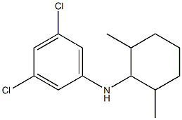 3,5-dichloro-N-(2,6-dimethylcyclohexyl)aniline Struktur