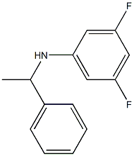 3,5-difluoro-N-(1-phenylethyl)aniline Struktur