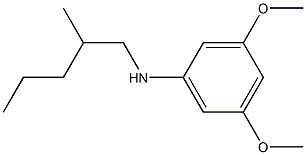 3,5-dimethoxy-N-(2-methylpentyl)aniline Struktur