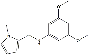 3,5-dimethoxy-N-[(1-methyl-1H-pyrrol-2-yl)methyl]aniline Struktur