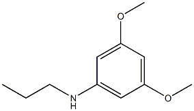 3,5-dimethoxy-N-propylaniline Struktur