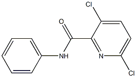 3,6-dichloro-N-phenylpyridine-2-carboxamide Struktur