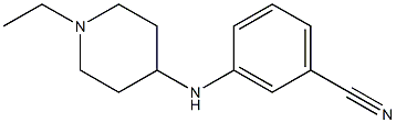 3-[(1-ethylpiperidin-4-yl)amino]benzonitrile Struktur