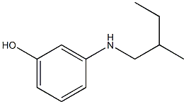 3-[(2-methylbutyl)amino]phenol Struktur