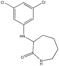 3-[(3,5-dichlorophenyl)amino]azepan-2-one Struktur